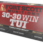 Fort Scott Munitions 3030130SCV Tumble Upon Impact (TUI) Rifle 30-30Win 130gr Solid Copper Spun 20 Per Box/10 Case 1 150073