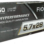 Fiocchi 57PT40 Hyperformance 5.7x28mm 40gr Tipped Hollow Point 50 Per Box/10 Case 2 150215