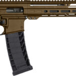 CMMG 94A8041MB Dissent MK4 9mm Luger 33+1 10.50", Midnight Bronze Rec, Picatinny Brace Adapter, 9.60" M-LOK Handguard, Left Side Charging Handle, Zeroed Linear Comp, TriggerTech Trigger 1 153765