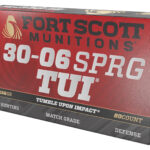Fort Scott Munitions 3006168SCV Tumble Upon Impact (TUI) Rifle 30-06Springfield 168gr Solid Copper Spun 20 Per Box/10 Case 1 155063