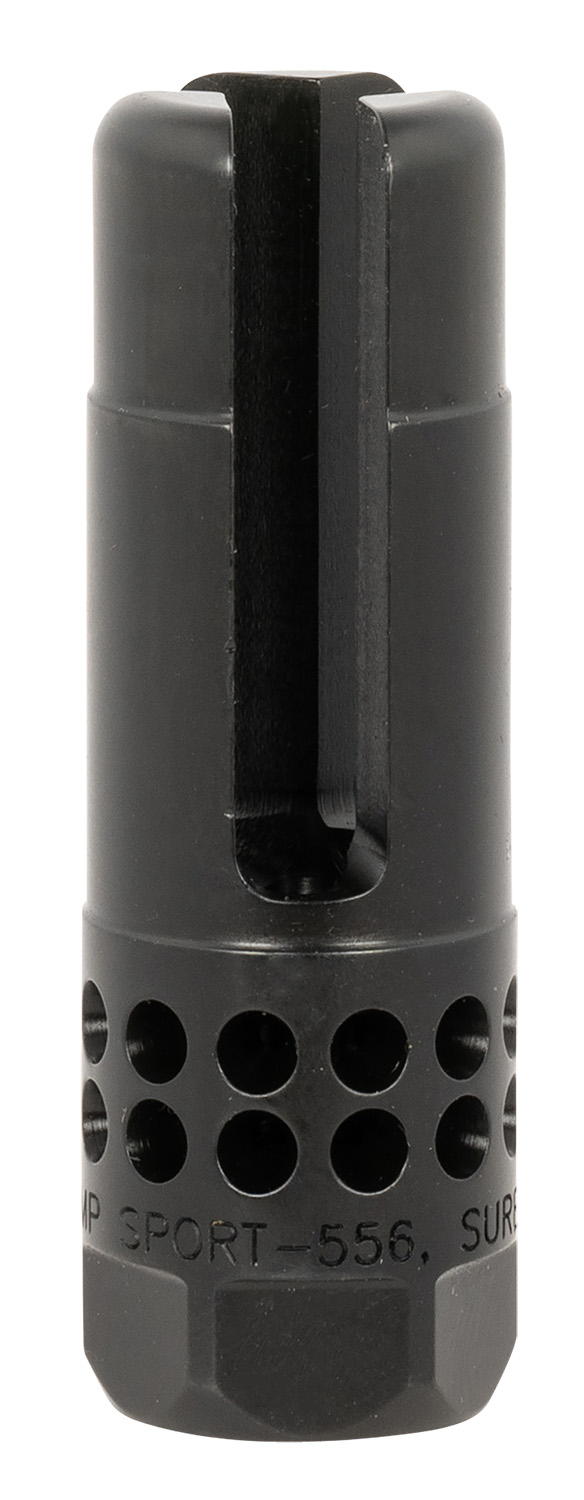 SureFire WARCOMPSPORT5561228 Warcomp Sport Flash Hider 22 Cal (5.56mm) 1/2"-28 tpi, Open Tine 3-Prong, Ported Black Stainless Steel for AR/M4-Platform 3 SureFire WARCOMPSPORT5561228 Warcomp Sport Flash Hider 22 Cal (5.56mm) 1/2"-28 tpi, Open Tine 3-Prong, Ported Black Stainless Steel for AR/M4-Platform
