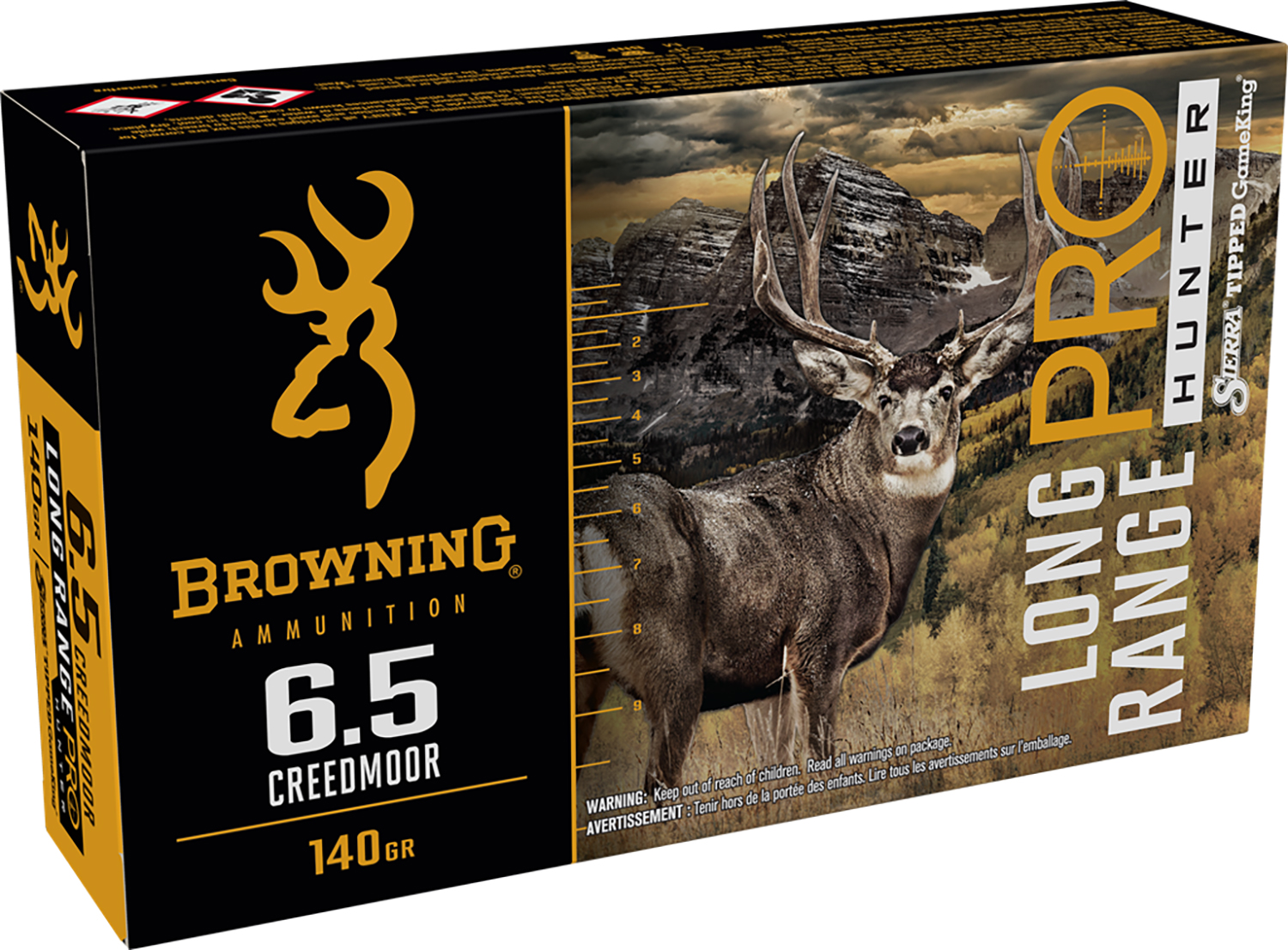 Browning Ammo B192500652 Long Range Pro 6.5Creedmoor 140gr 20 Per Box/10 Case 3 Browning Ammo B192500652 Long Range Pro 6.5Creedmoor 140gr 20 Per Box/10 Case