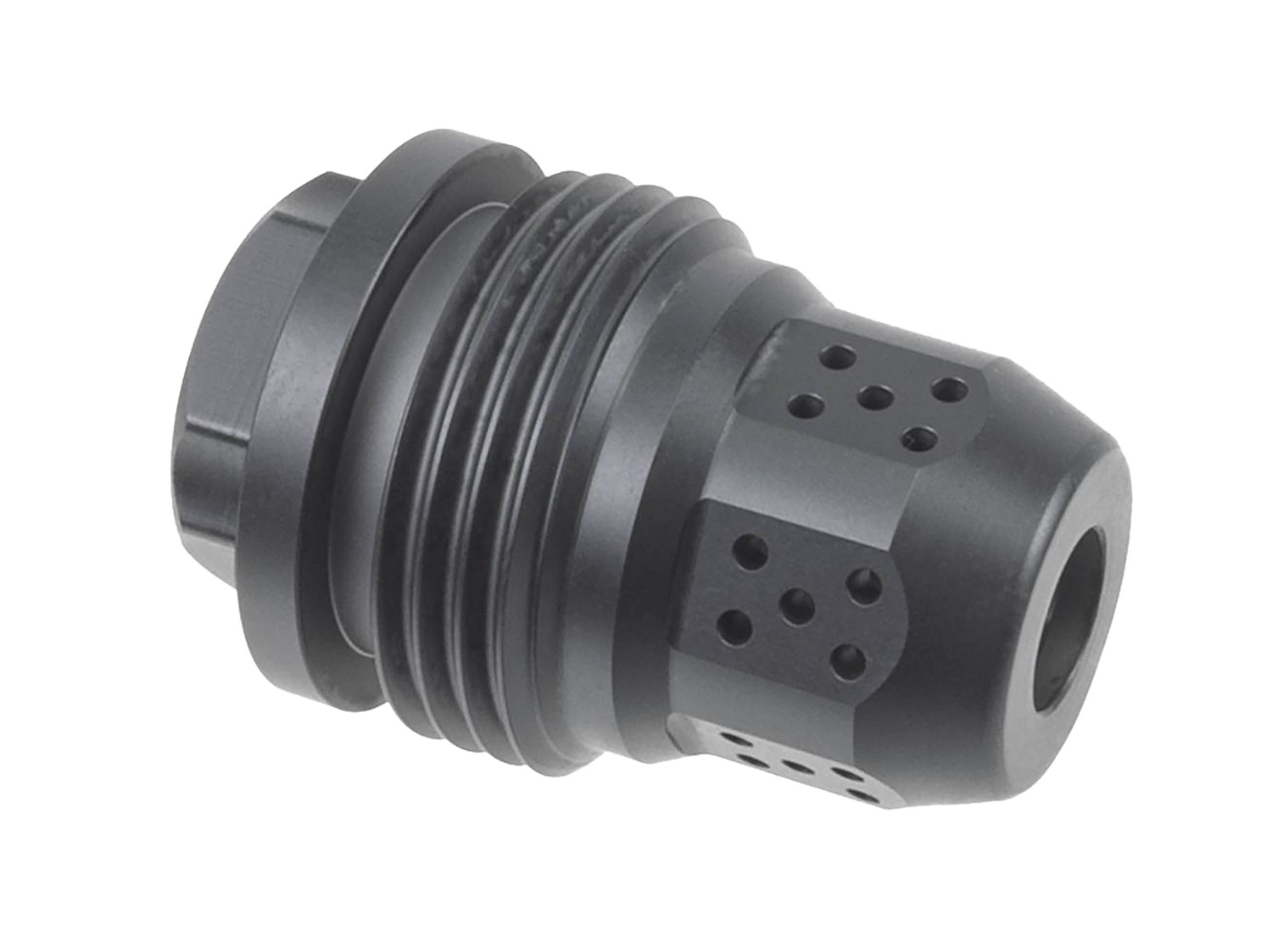 Jk Armament JKMDHDBE24 Bald Eagle Compensator 30Cal Fits 5/8"x24 Stainless Steel Nitride Black 3 Jk Armament JKMDHDBE24 Bald Eagle Compensator 30Cal Fits 5/8"x24 Stainless Steel Nitride Black