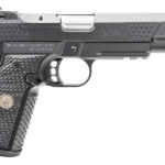 Wilson Combat 2EDCXLPR9 EDC X9 2.0 Compact Frame 9mm Luger 15+1 5" Steel Barrel, Black Armor-Tuff Serrated Stainless Steel Slide, Aluminum Frame w/Picatinny Rail, Black G10 Starburst Grip 2 166044