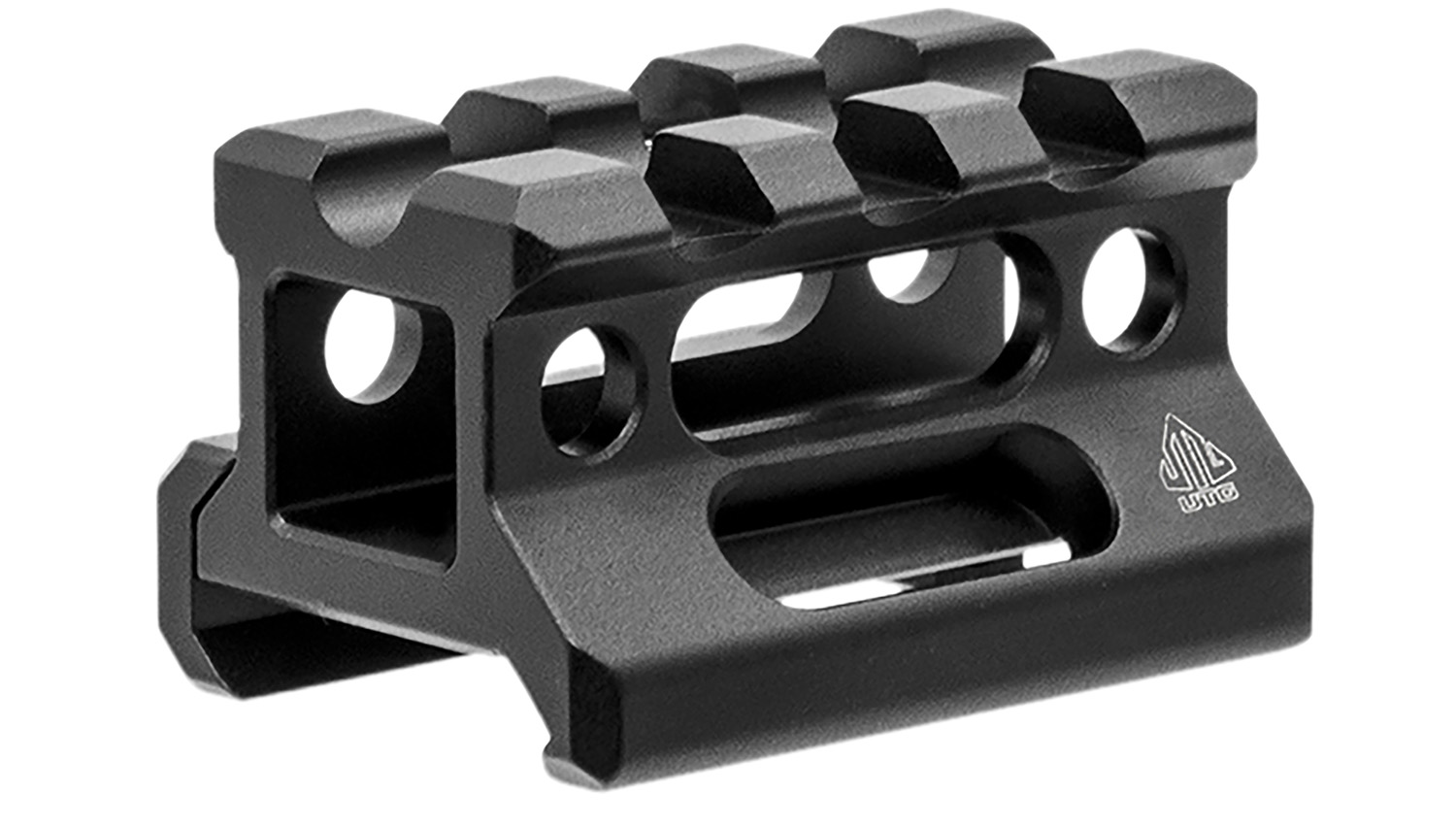 Leapers MTRSX7S Picatinny Riser  Matte Black Anodized Aluminum Picatinny Mount