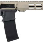 Shark Coast Tactical 300-055-1000-20 Badger 5.56 NATO 30+1 16" Black Nitride Threaded Barrel, Gray & Tan Cerakote Picatinny Rail Aluminum Receiver, Magpul SL-K Black Polymer Stock, Black Polymer Grip 2 179600