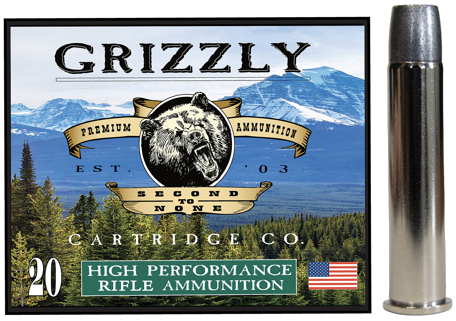 Grizzly Ammo GC45/70+P8 45-70Gov+P 460gr Wide Long Nose Gas Check 20 Per Box/10 Case 3 Grizzly Ammo GC45/70+P8 45-70Gov+P 460gr Wide Long Nose Gas Check 20 Per Box/10 Case