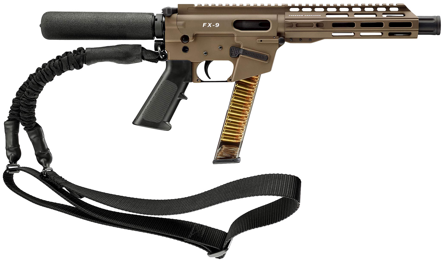 FREEDOM ORDNANCE FX9P8T-FDE FX9P 9mm Luger 31+1 8" Flat Dark Earth Synthetic Pistol Tube 3 FREEDOM ORDNANCE FX9P8T-FDE FX9P 9mm Luger 31+1 8" Flat Dark Earth Synthetic Pistol Tube