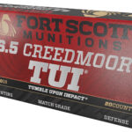 Fort Scott Munitions 65CM-140-SCV2 Tumble Upon Impact (TUI) 6.5Creedmoor 140gr Solid Copper Spun 20 Per Box/10 Case 1 182983