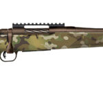 Mossberg 28281 Patriot Super Bantam Youth 350 Legend 4+1 18" Patriot Brown Cerakote Threaded Bull Barrel, Patriot Brown Cerakote Steel Receiver w/Picatinny Rail, MultiCam Fixed Synthetic Stock 1 184733
