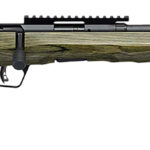 Savage Arms 70251 B Series Full Size 22 LR 10+1 18" Matte Black Spiral Fluted Threaded Barrel, Matte Black Carbon Steel Receiver w/Picatinny Rail, OD Green Fixed Laminate Stock, Right Hand 2 185220