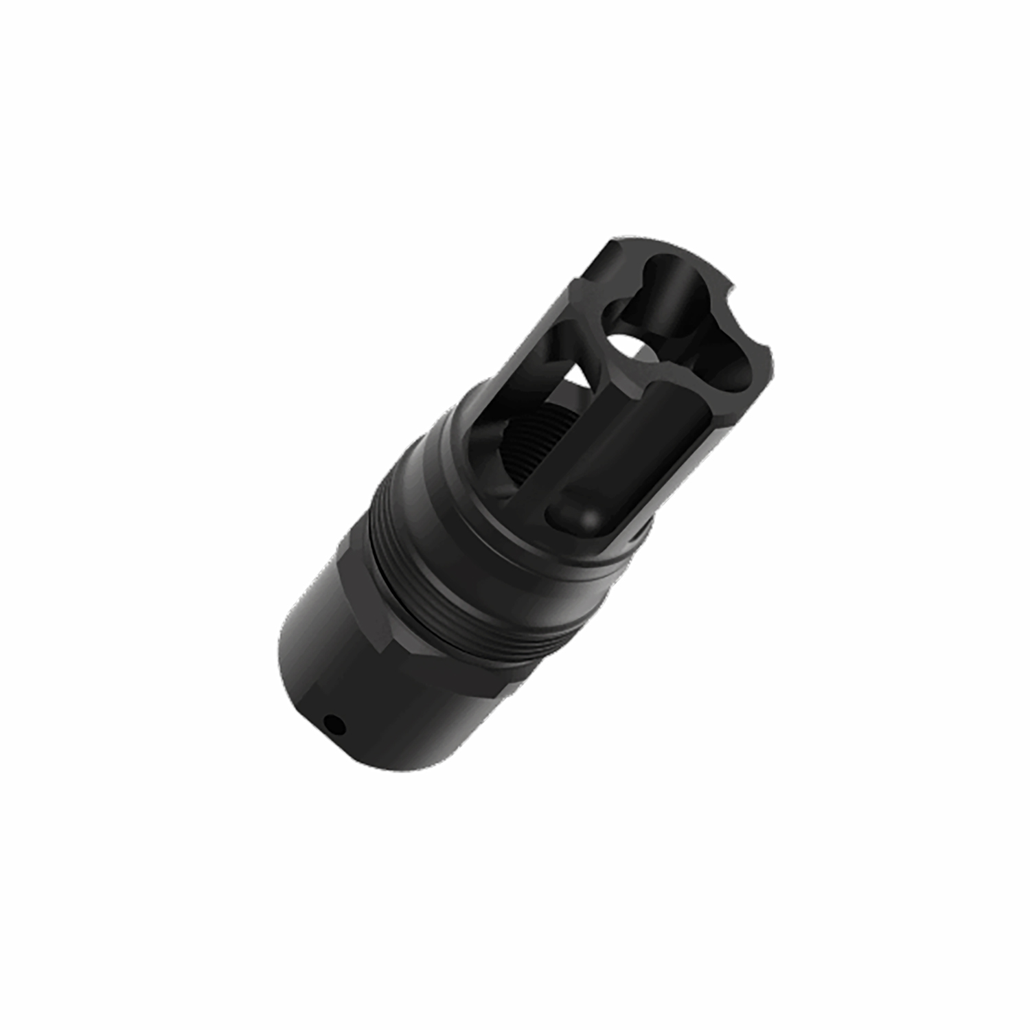 Liberty Precision Machine LPM-2005 Eclipse Pin & Weld Flash Hider Black Stainless Steel 1/2"x28 Threads 2.25" 3 Liberty Precision Machine LPM-2005 Eclipse Pin & Weld Flash Hider Black Stainless Steel 1/2"x28 Threads 2.25"