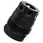 Liberty Precision Machine LPM-2013 Baby Bell Muzzle Brake Black Stainless Steel 5/8"x24 Threads 1.10" 2 187818