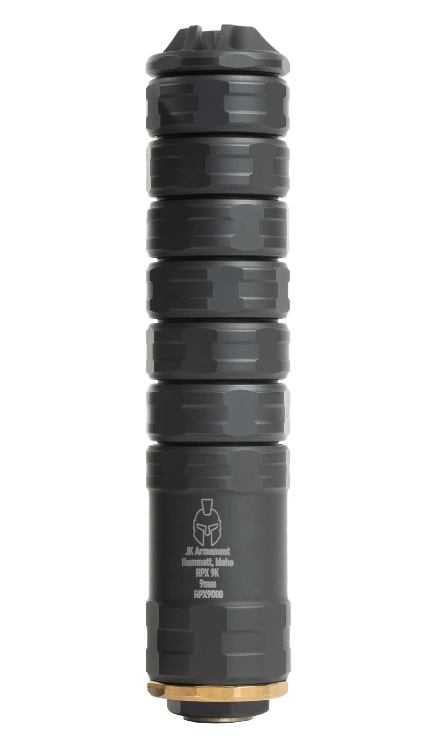 Jk Armament JK155RPX9K RPX 155 9mm 1.55" Black Aluminum/Titanium 1/2"x28 3 Jk Armament JK155RPX9K RPX 155 9mm 1.55" Black Aluminum/Titanium 1/2"x28