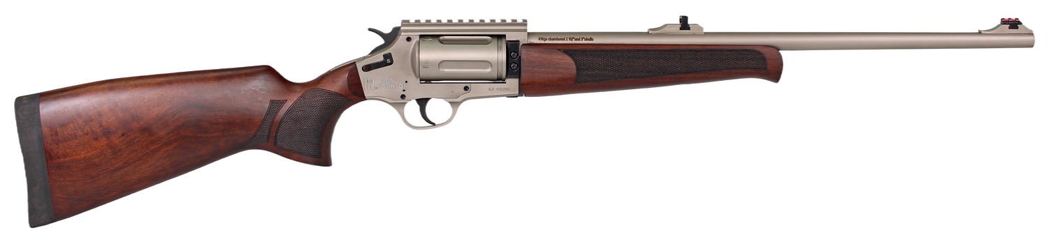 Iver Johnson Arms IJ1000SN IJ1000 410 Gauge 5rd 20" Overall Satin Nickel, Receiver w/Picatinny Rail, Walnut Fixed Stock 3 Iver Johnson Arms IJ1000SN IJ1000 410 Gauge 5rd 20" Overall Satin Nickel, Receiver w/Picatinny Rail, Walnut Fixed Stock