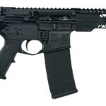 Faxon Firearms FXSPT3B105GA9 Sport 300 Blackout 30+1 10.50" Salt Bath Nitride Threaded Barrel, Aluminum Receiver w/Picatinny Rail, M-LOK Handguard, Black Polymer KAK Shockwave Pistol Brace, A2 Style 1 190360