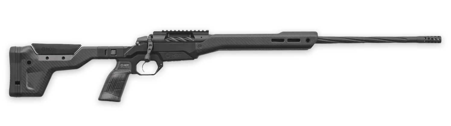 Weatherby 3WAMH25CMR4B 307 Alpine MDT 25 Creedmoor 3+1 22" Graphite Black Cerakote Spiral Fluted Threaded Barrel, Graphite Black Cerakote Receiver w/Picatinny Rail, Arca Rail Forend, Black HNT26 MDT C