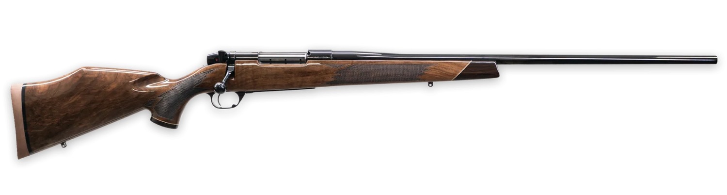 Weatherby MDX01N340WR8B Mark V Deluxe 340 WBY Mag 3+1 26" High Gloss Non-Threaded Barrel, High Gloss Blued Steel Drilled & Tapped Receiver, Gloss Walnut Fixed Stock, Right Hand 3 Weatherby MDX01N340WR8B Mark V Deluxe 340 WBY Mag 3+1 26" High Gloss Non-Threaded Barrel, High Gloss Blued Steel Drilled & Tapped Receiver, Gloss Walnut Fixed Stock, Right Hand
