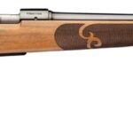 Winchester Repeating Arms 535247225 Model 70 Featherweight 25-06 Rem 5+1 22" Gloss Blued Target Crown Barrel, Gloss Blued Steel Drilled & Tapped Receiver, Satin AA French Maple Fixed w/Schnabel Forear 2 191608