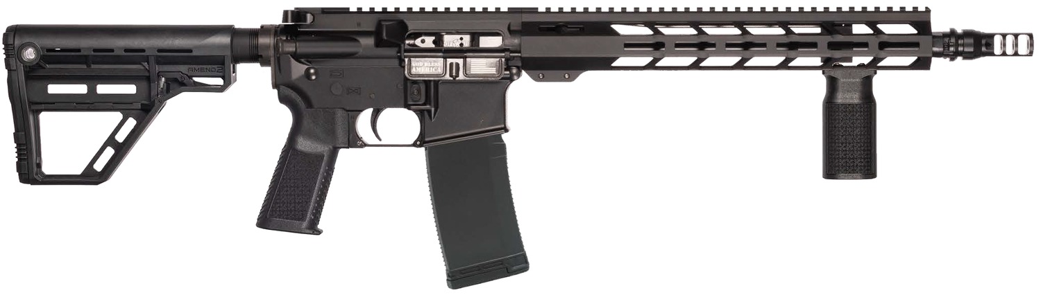 Patriot Ordnance Factory 02548 P-15 Base SMU 300 Blackout 30+1 13.75" Black Nitride Match Grade Barrel, Black Anodized Aluminum Receiver w/Picatinny Rail, M-LOK Handguard, Black Amend2 Adjustable Poly 3 Patriot Ordnance Factory 02548 P-15 Base SMU 300 Blackout 30+1 13.75" Black Nitride Match Grade Barrel, Black Anodized Aluminum Receiver w/Picatinny Rail, M-LOK Handguard, Black Amend2 Adjustable Poly
