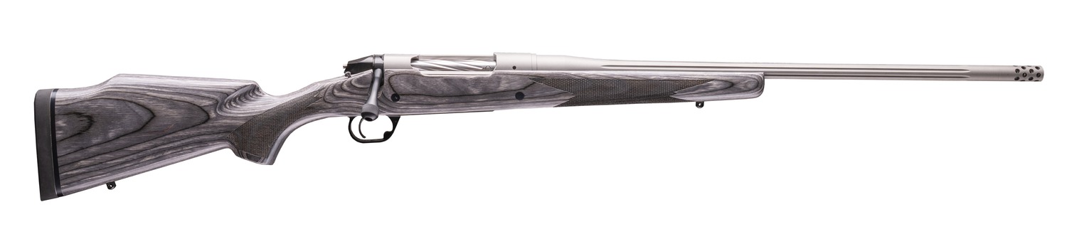 Bergara Rifles BPR40-308 Premier Platinum Stalker Full Size 308 Win 20" 5+1 Titanium Cerakote Fluted Threaded Barrel, Titanium Cerakote Stainless Steel Drilled & Tapped Receiver, Gray Pepper Fixed Mon 3 Bergara Rifles BPR40-308 Premier Platinum Stalker Full Size 308 Win 20" 5+1 Titanium Cerakote Fluted Threaded Barrel, Titanium Cerakote Stainless Steel Drilled & Tapped Receiver, Gray Pepper Fixed Mon