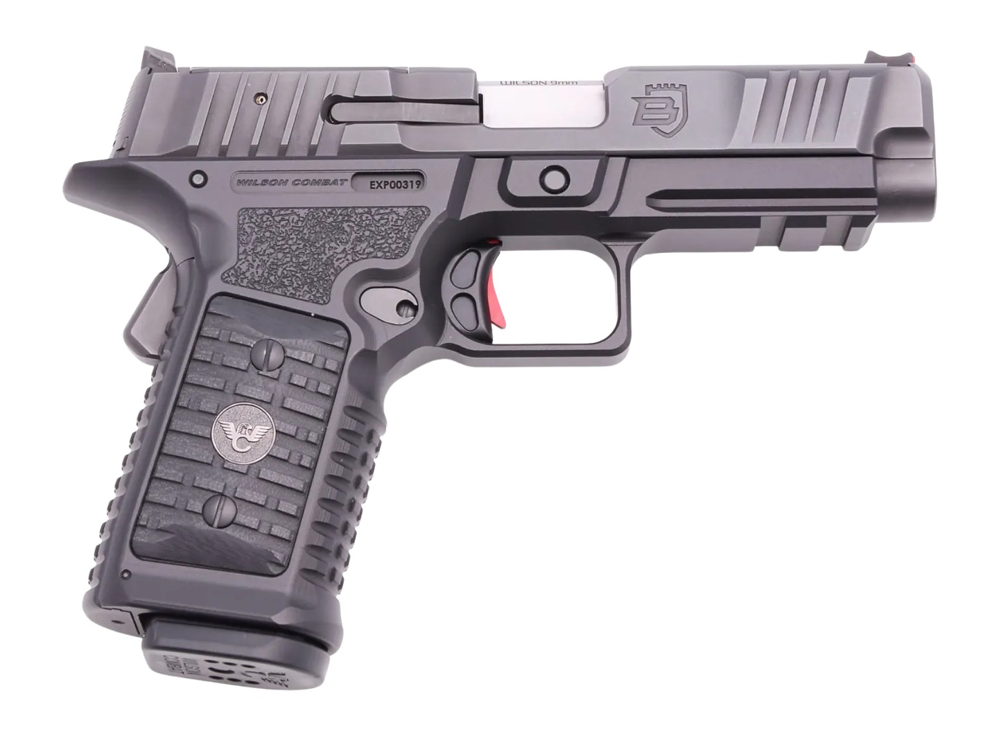 Wilson Combat BW415 Bulwark 9mm Luger 15+1 4" Stainless Match Grade Barrel, Black Nitride Stainless Steel Optic Ready/Serrated Slide, Black Steel Frame w/Picatinny Rai,l Black G10 Grip 3 Wilson Combat BW415 Bulwark 9mm Luger 15+1 4" Stainless Match Grade Barrel, Black Nitride Stainless Steel Optic Ready/Serrated Slide, Black Steel Frame w/Picatinny Rai,l Black G10 Grip