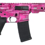 Shark Coast Tactical SCC06254APK-P Anime-15 Pink 5.56 NATO 30+1 10.50" Black Nitride Threaded Barrel, Pink Cerakote Aluminum Receiver w/Picatinny Rail, M-LOK Handguard, Polymer SB Tactical SBA3 Brace, 1 198591
