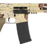 Shark Coast Tactical SCC07145CHCHIP-P Chocolate Chip 5.56 NATO 30+1 10.50" Black Nitride Threaded Barrel, Aluminum Receiver w/Picatinny Rail, M-LOK Handguard, Polymer SB Tactical SBA3 Brace, Polymer 2 198593