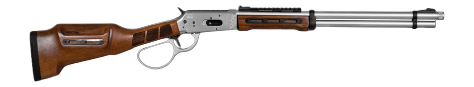Derya Firearms RAN.20.357 RAN  357 Mag 10+1 20" Polished Nickel Threaded Barrel & Steel Receiver w/Picatinny Rail, M-LOK Forend, Walnut Fixed w/M-LOK Stock