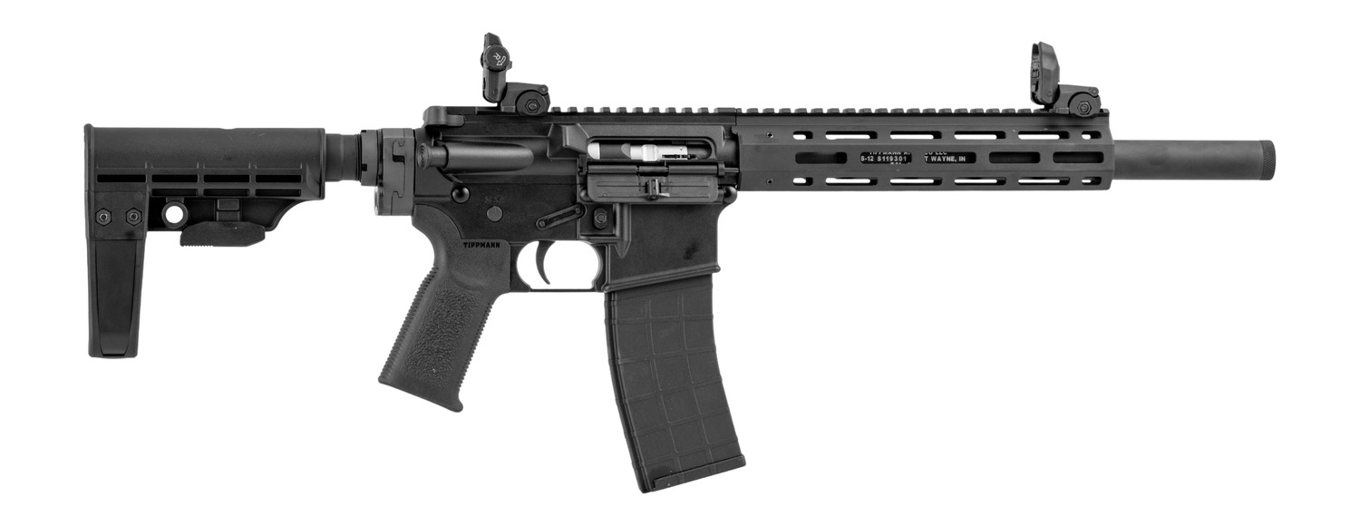 Tippmann Arms A101374 M4-22 Elite Bug Out 22 LR 25+1 12" Black Parkerized Integrally Suppressed Barrel, Matte Black Aluminum Receiver w/Picatinny Rail, M-LOK Handguard, Black Adjustable Folding Stock, 3 Tippmann Arms A101374 M4-22 Elite Bug Out 22 LR 25+1 12" Black Parkerized Integrally Suppressed Barrel, Matte Black Aluminum Receiver w/Picatinny Rail, M-LOK Handguard, Black Adjustable Folding Stock,