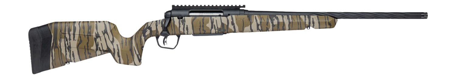 Savage Arms 33297 Axis 2 Pro 5.56 NATO 4+1 20" Black Cerakote Carbon Steel Spiral Fluted Threaded Barrel & Receiver w/Picatinny Rail, Mossy Oak Original Bottomland Fixed w/Pistol Grip Synthetic Stock, 3 Savage Arms 33297 Axis 2 Pro 5.56 NATO 4+1 20" Black Cerakote Carbon Steel Spiral Fluted Threaded Barrel & Receiver w/Picatinny Rail, Mossy Oak Original Bottomland Fixed w/Pistol Grip Synthetic Stock,