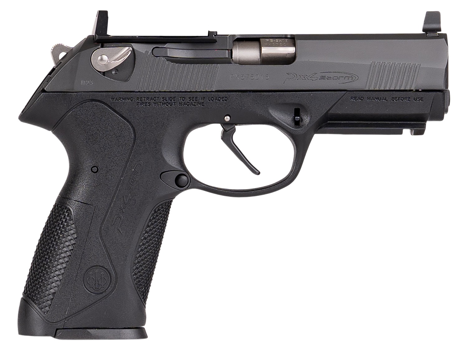 Langdon Tactical Tech PX4FFONRR Beretta Px4 9mm Luger 15+1 4" Stainless Steel Barrel, Optic Ready/Serrated Slide, Black Polymer Frame w/Picatinny Rail, RMR Footprint, Ambidextrous 3 Langdon Tactical Tech PX4FFONRR Beretta Px4 9mm Luger 15+1 4" Stainless Steel Barrel, Optic Ready/Serrated Slide, Black Polymer Frame w/Picatinny Rail, RMR Footprint, Ambidextrous