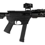 Shark Coast Tactical SCC8110CABLK-S Creepy Andrew 9mm Luger 30+1 Aluminum Receiver Picatinny Rail Receiver Black Polymer SB Tactical SBA3 Brace 2 201460