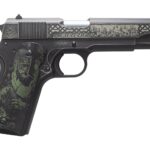 Tisas Arms Customs 10100518AA7 1911 A1 Service Warrior ports South Exclusive 45 ACP 7+1 5" Carbon Steel Serrated Slide & Frame w/Beavertail 1 202363