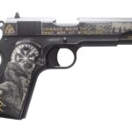 Tisas Arms Customs 10100516AA10 1911 A1 Stakeout Norse God Sports South Exclusive 45 ACP 8+1 5" Carbon Steel Serrated Slide Carbon Steel Frame w/Beavertail 2 202366