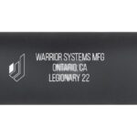 WARRIOR SYSTEMS MFG CO 3012105 22LR/22WMR/17HMR 1" Black Aluminum 1/2"x28 2 203309