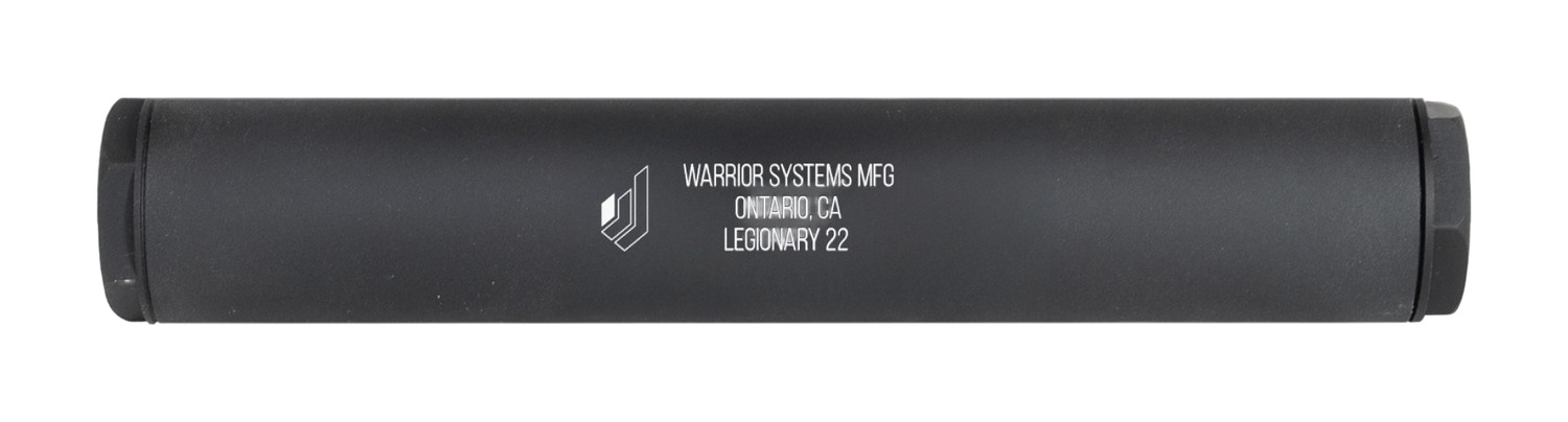 WARRIOR SYSTEMS MFG CO 3012105 22LR/22WMR/17HMR 1" Black Aluminum 1/2"x28 3 WARRIOR SYSTEMS MFG CO 3012105 22LR/22WMR/17HMR 1" Black Aluminum 1/2"x28