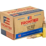 HORNADY FRONTIER 5.56 55GR FMJ 50RD BX 500RD CASE 2 288655 14106318