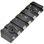 Strike Industries LINKRS6BK MLOK LINK Rail Section- 6 Slots Black Anodized 2 31241