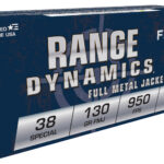 Fiocchi 38A Range Dynamics 38Special 130gr Full Metal Jacket 50 Per Box/20 Case 1 34013