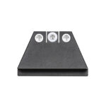 Night Fision GLK004003WGW Suppressor Height Sights For Glock Green Tritium White Outline Front Sight-Green Tritium White Outline Rear Sight Glock 17/17L/19 2 41709
