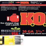 Brenneke SL202KO K.O. 20Gauge 2.75" 3/4oz Slug Shot 5 Per Box/50 Case 1 55301