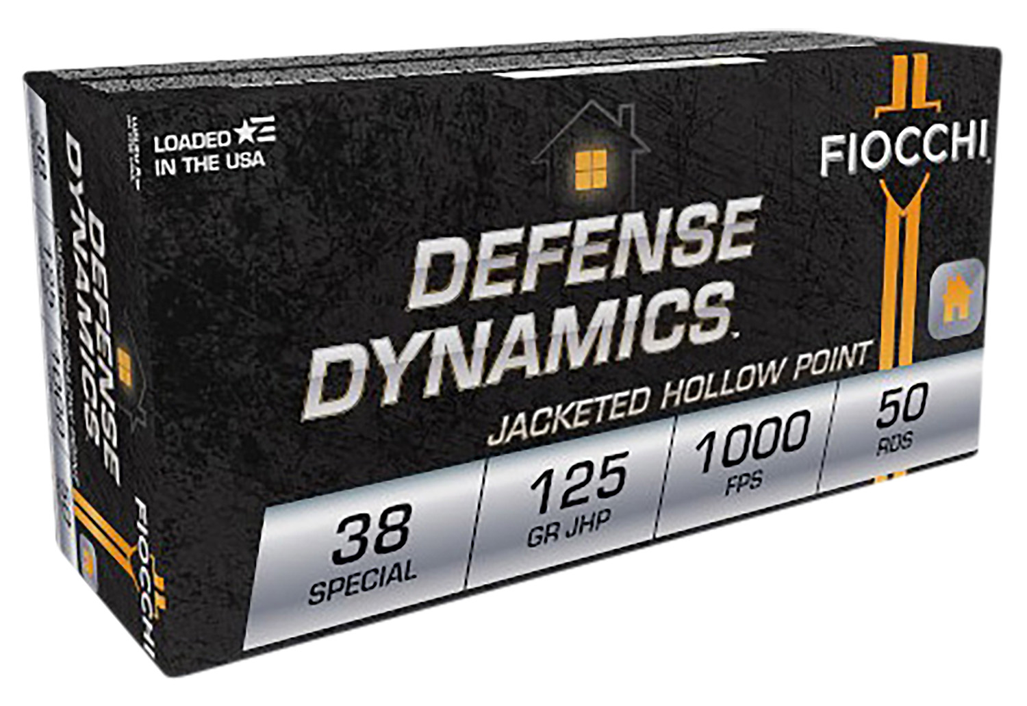 Fiocchi 38F Defense Dynamics 38Special 125gr Jacketed Hollow Point 50 Per Box/20 Case 3 Fiocchi 38F Defense Dynamics 38Special 125gr Jacketed Hollow Point 50 Per Box/20 Case