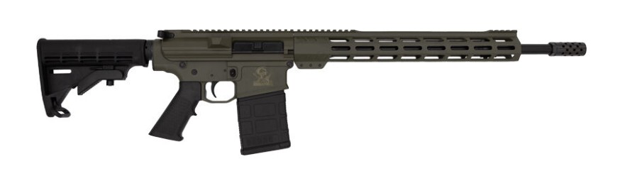 GLFA .308WIN AR10 RIFLE OD GREEN 18IN BARREL 15.125IN MLOK STYLE RAIL 10RD  GL10308 ODG
