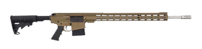 GLFA 243WIN AR10 RIFLE BRONZE 24IN BARREL 20IN MLOK STYLE RAIL 5RD Â GL10243SS BRZ
