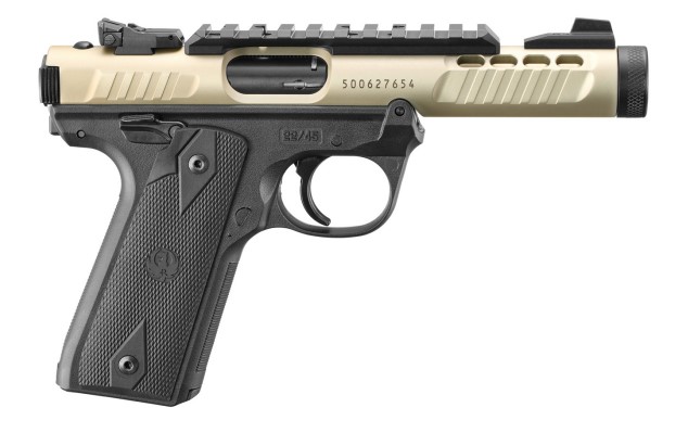 RUGER MARK IV 22/45 LITE 22LR 4.4IN BARREL 10RD CHAMPAGNE 43955 3 RUGER MARK IV 22/45 LITE 22LR 4.4IN BARREL 10RD CHAMPAGNE 43955