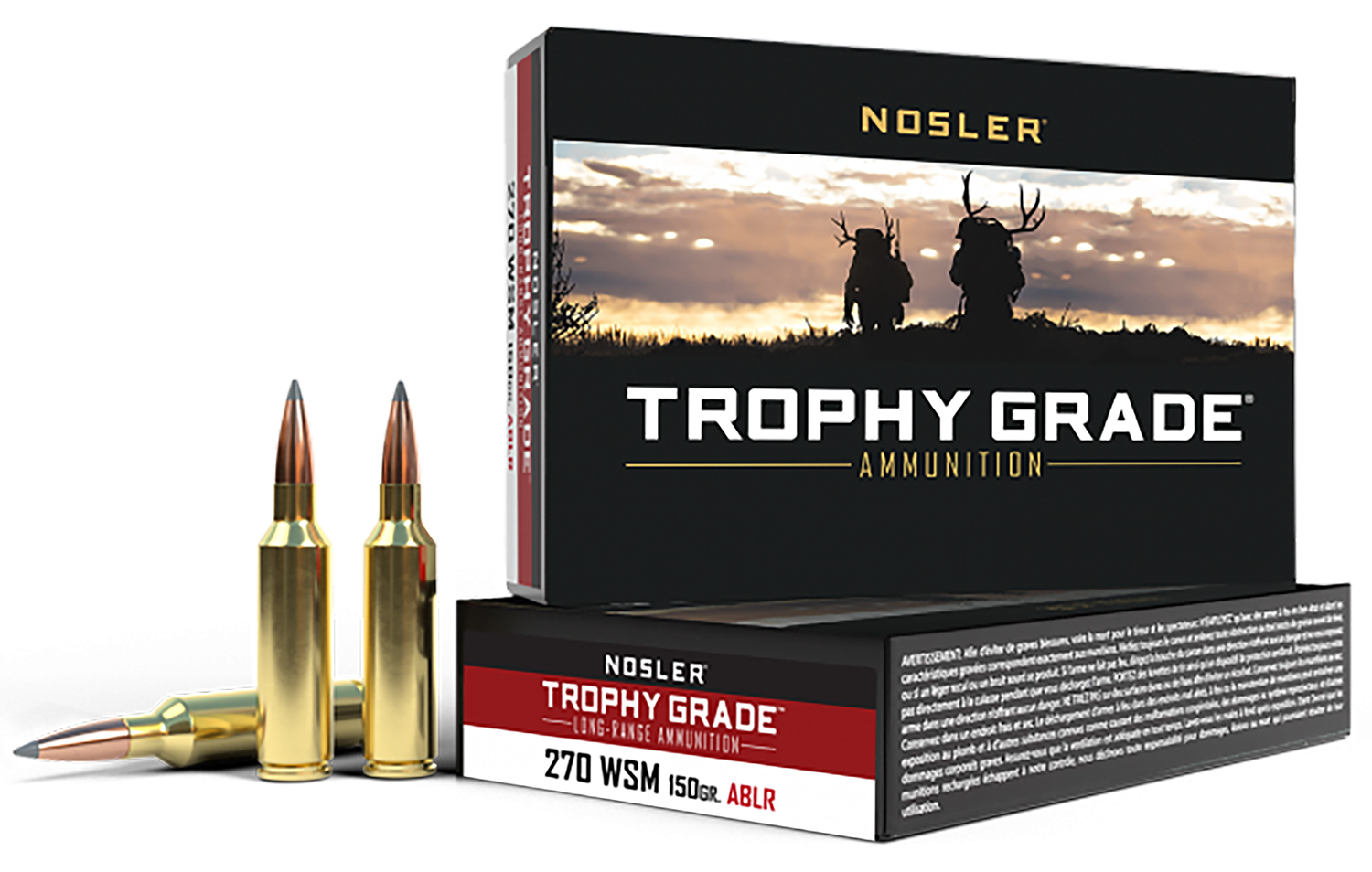 Nosler 60114 Trophy Grade Long-Range 270WSM 150gr Nosler Spitzer AccuBond Long Range 20 Per Box/10 Case 3 Nosler 60114 Trophy Grade Long-Range 270WSM 150gr Nosler Spitzer AccuBond Long Range 20 Per Box/10 Case