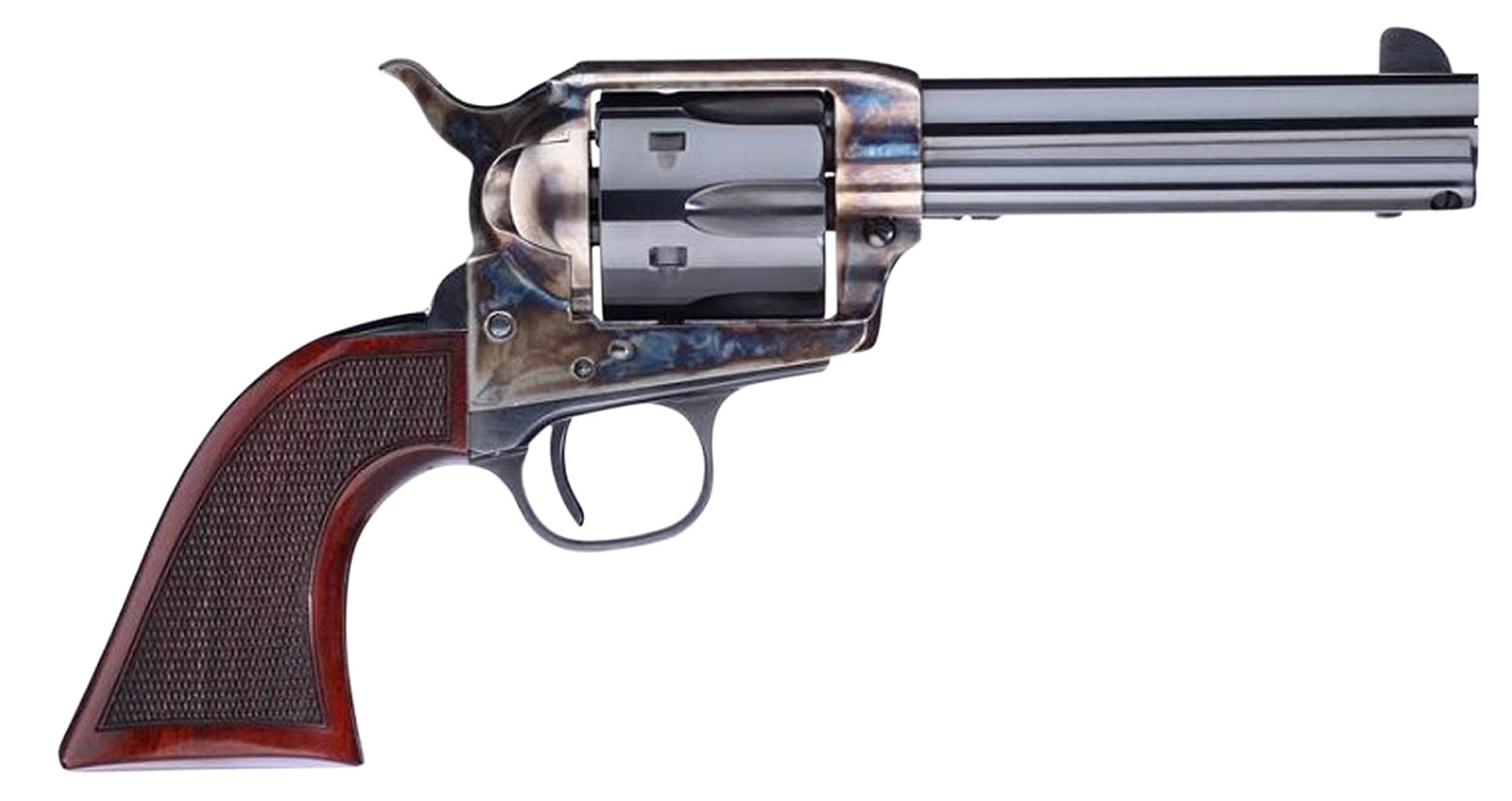 Taylors & Company 556201DE Short Stroke Smoke Wagon 45 Colt (LC) 6rd 4.75" Blued Cylinder & Barrel Color Case Hardened Steel Frame Checkered Walnut Navy Size Grip (Taylor Tuned) 3 Taylors & Company 556201DE Short Stroke Smoke Wagon 45 Colt (LC) 6rd 4.75" Blued Cylinder & Barrel Color Case Hardened Steel Frame Checkered Walnut Navy Size Grip (Taylor Tuned)