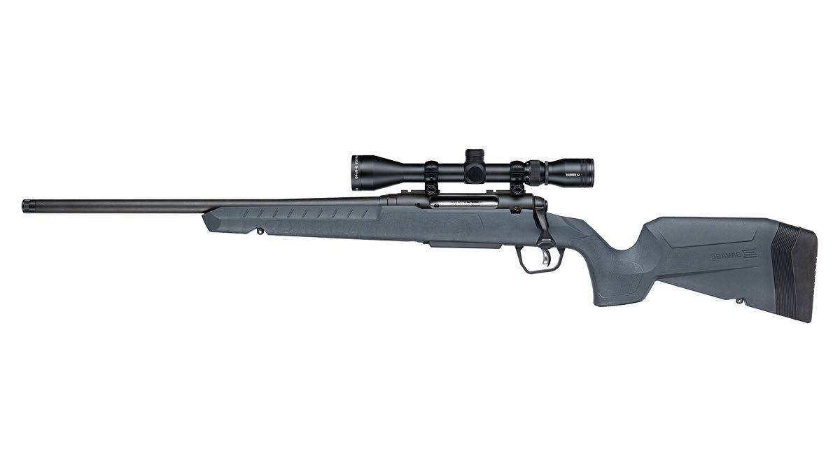 SAVAGE ARMS AXIS 2 XP 6.5CR BL/GRY LH TB 3 SAVAGE ARMS AXIS 2 XP 6.5CR BL/GRY LH TB