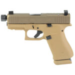 GLOCK 43X 9MM 15RD DEBO FDE TB 1 GLUX4350204R15DEBOFSCT 1